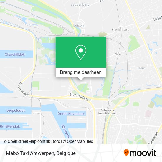 Mabo Taxi Antwerpen kaart