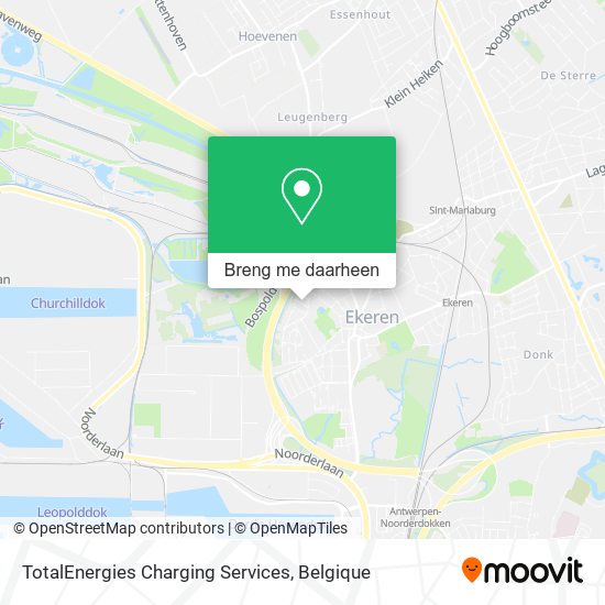 TotalEnergies Charging Services kaart