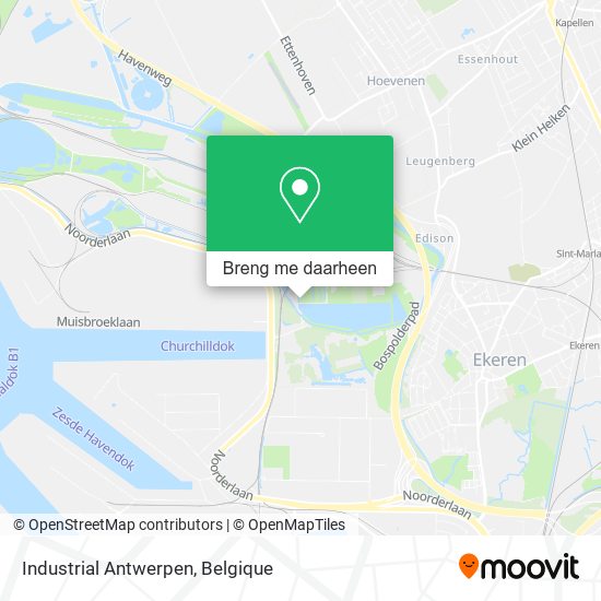 Industrial Antwerpen kaart