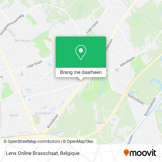 Lens Online Brasschaat kaart