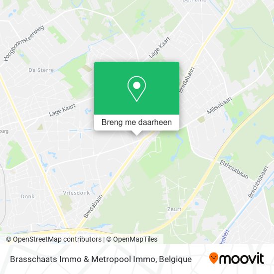 Brasschaats Immo & Metropool Immo kaart