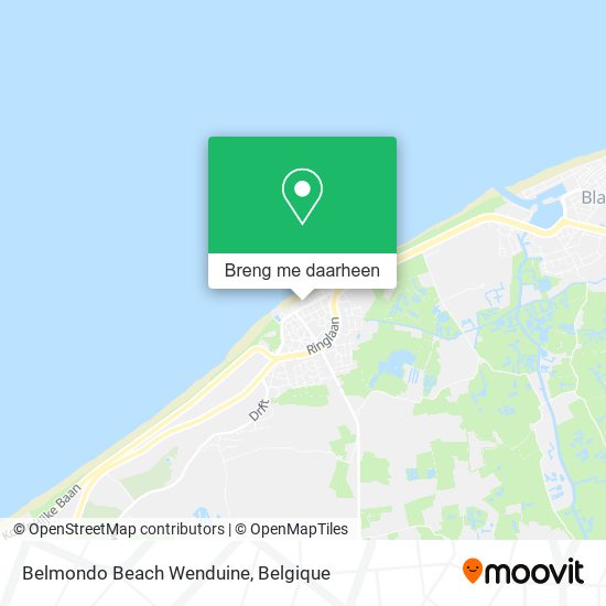 Belmondo Beach Wenduine kaart