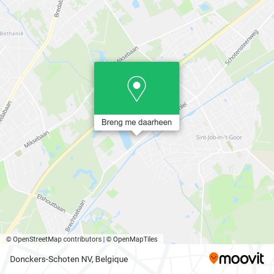 Donckers-Schoten NV kaart