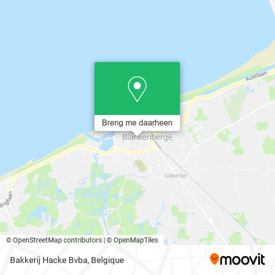 Bakkerij Hacke Bvba kaart