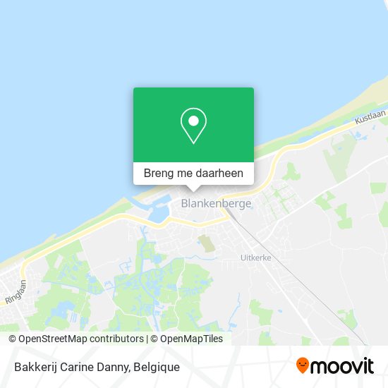 Bakkerij Carine Danny kaart