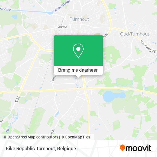Bike Republic Turnhout kaart