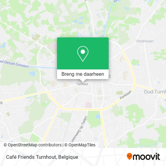 Café Friends Turnhout kaart