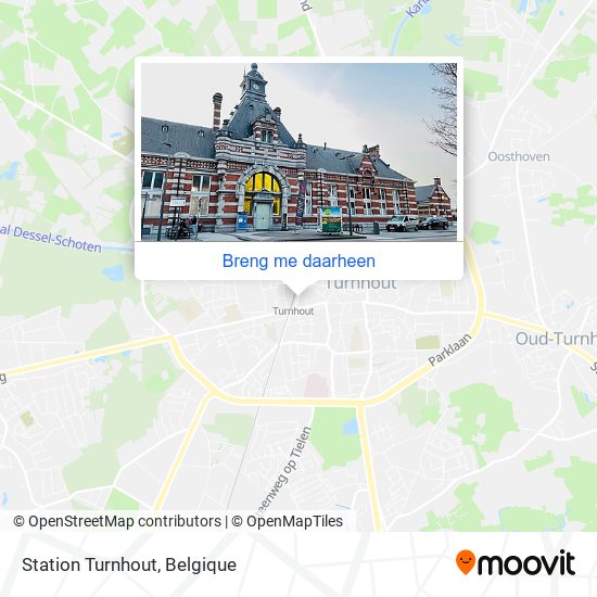 Station Turnhout kaart
