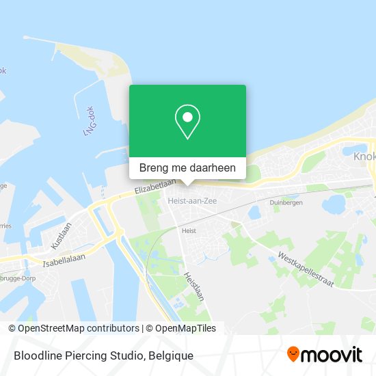 Bloodline Piercing Studio kaart