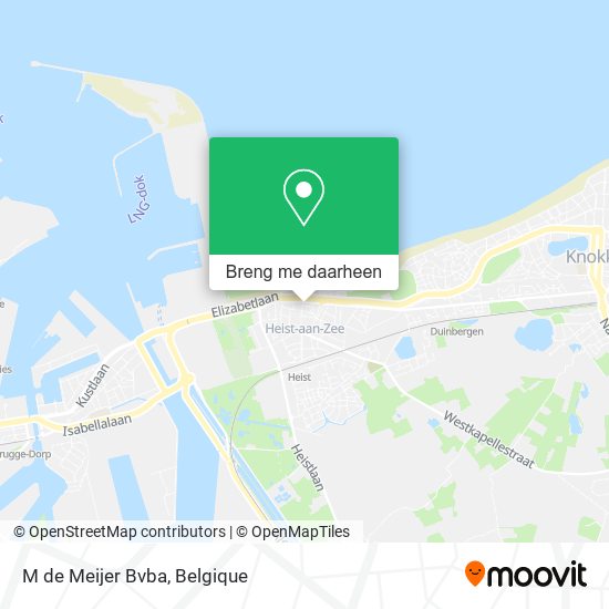 M de Meijer Bvba kaart