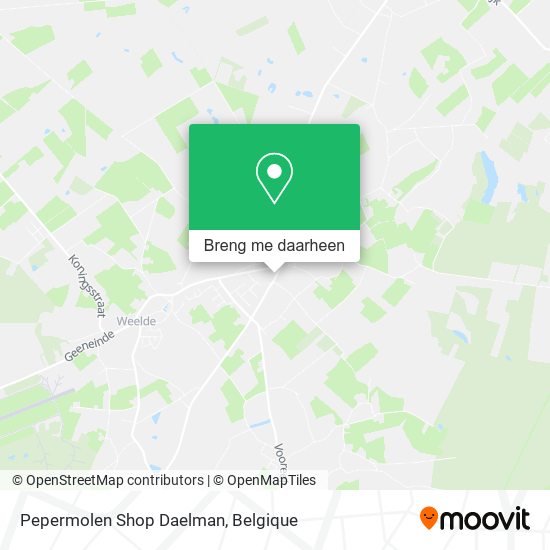 Pepermolen Shop Daelman kaart