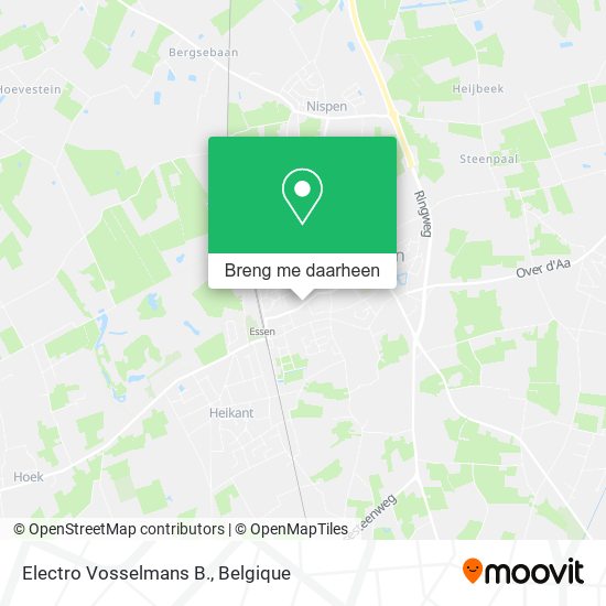 Electro Vosselmans B. kaart
