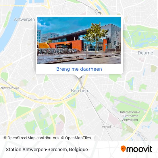 Station Antwerpen-Berchem kaart