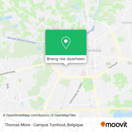 Thomas More - Campus Turnhout kaart