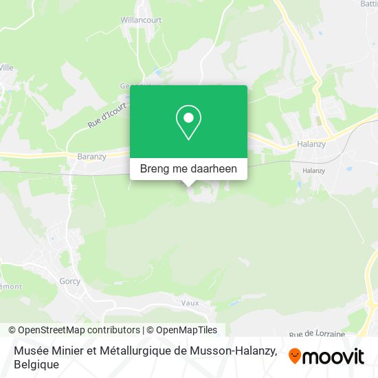 Musée Minier et Métallurgique de Musson-Halanzy kaart