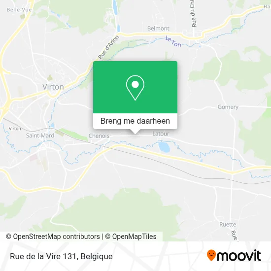 Rue de la Vire 131 kaart