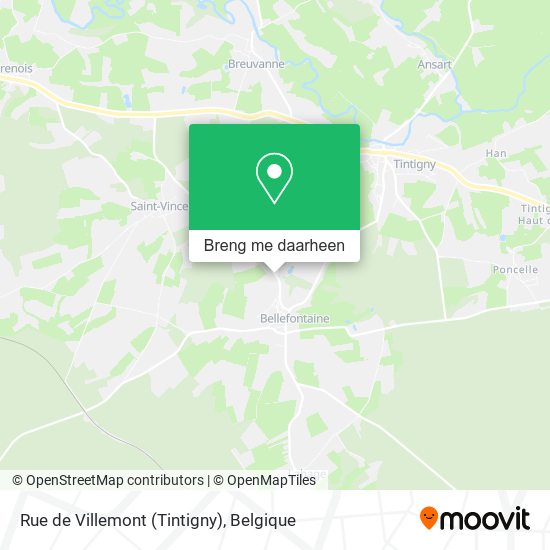 Rue de Villemont (Tintigny) kaart