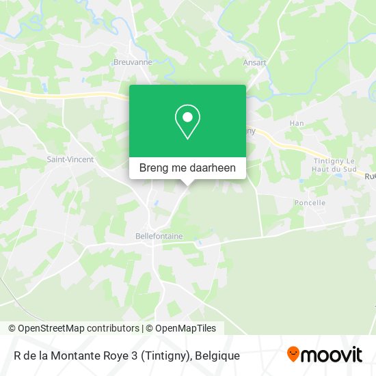 R de la Montante Roye 3 (Tintigny) kaart