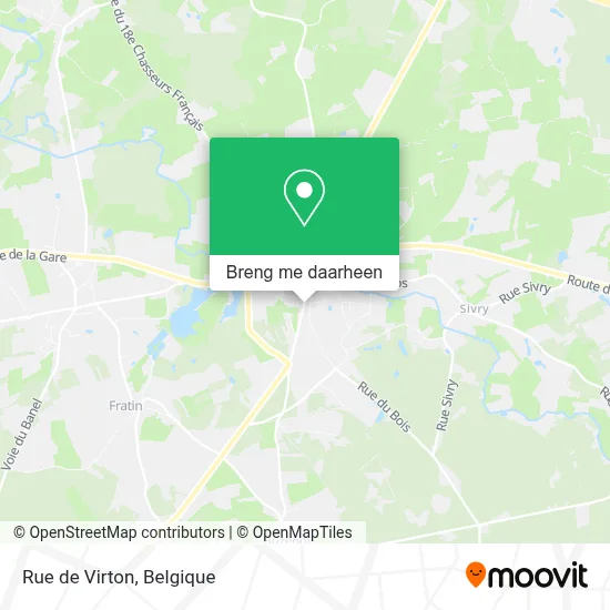 Rue de Virton kaart