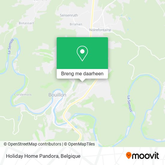 Holiday Home Pandora kaart