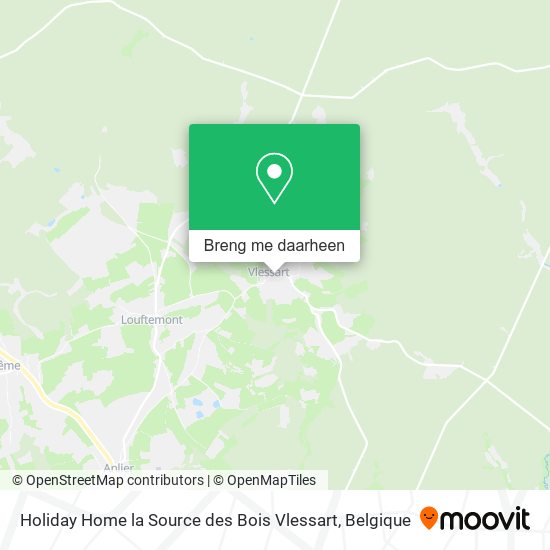 Holiday Home la Source des Bois Vlessart kaart