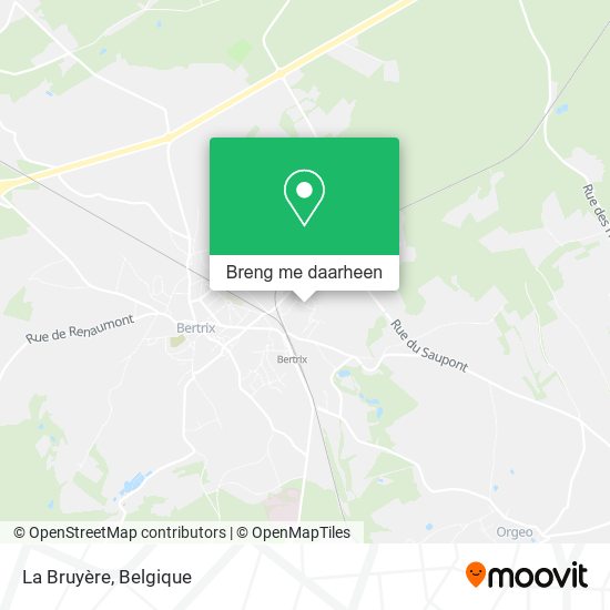La Bruyère kaart