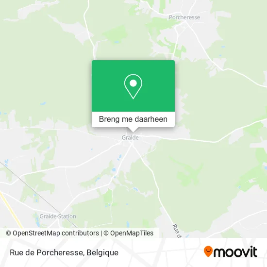 Rue de Porcheresse kaart