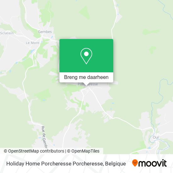 Holiday Home Porcheresse Porcheresse kaart