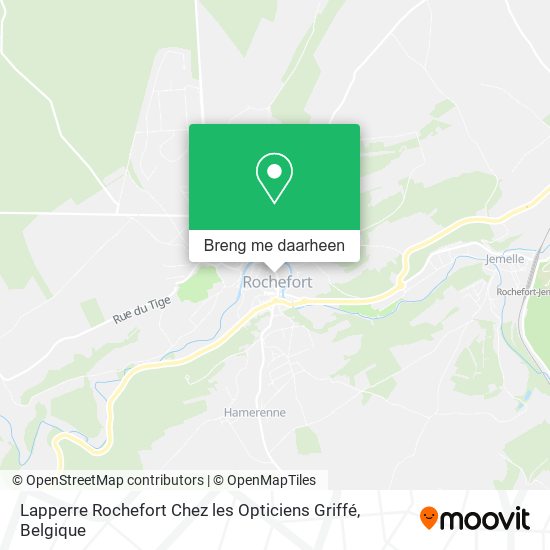 Lapperre Rochefort Chez les Opticiens Griffé kaart