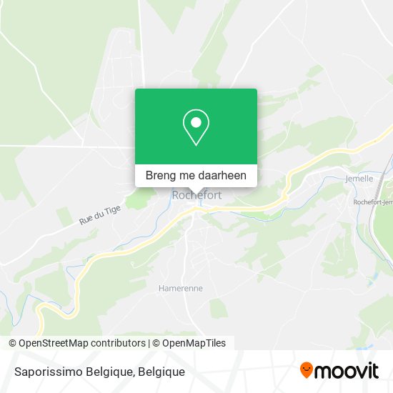 Saporissimo Belgique kaart
