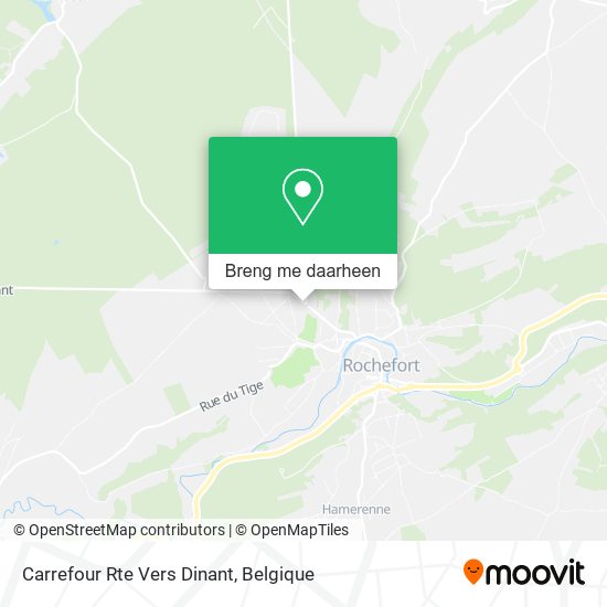 Carrefour Rte Vers Dinant kaart