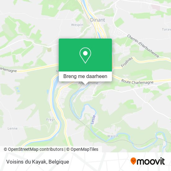 Voisins du Kayak kaart