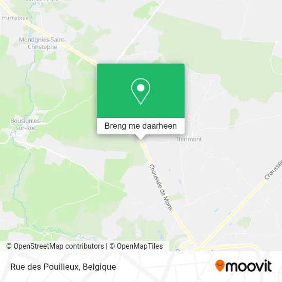 Rue des Pouilleux kaart