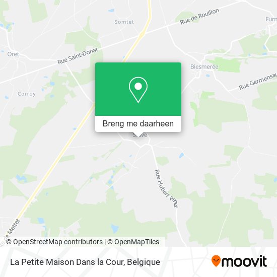La Petite Maison Dans la Cour kaart