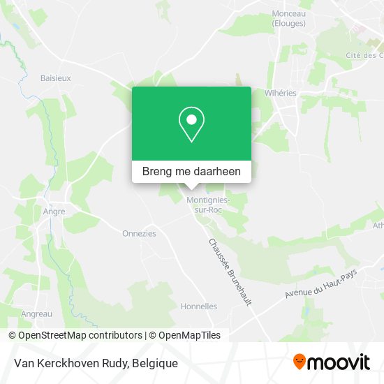 Van Kerckhoven Rudy kaart