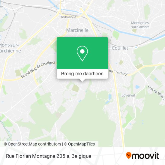 Rue Florian Montagne 205 a kaart