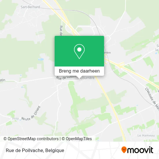 Rue de Poilvache kaart