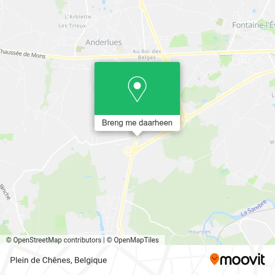 Plein de Chênes kaart