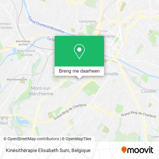 Kinésithérapie Elisabeth Sum kaart