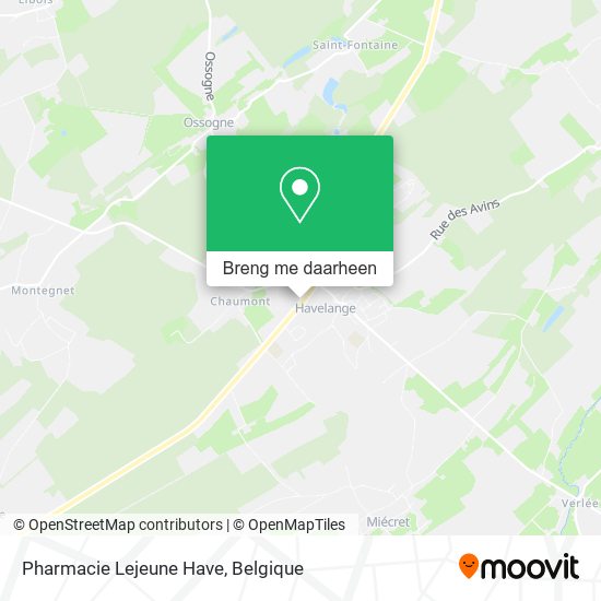 Pharmacie Lejeune Have kaart