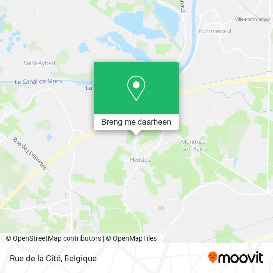 Rue de la Cité kaart