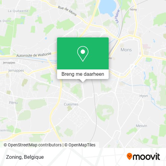 Zoning kaart