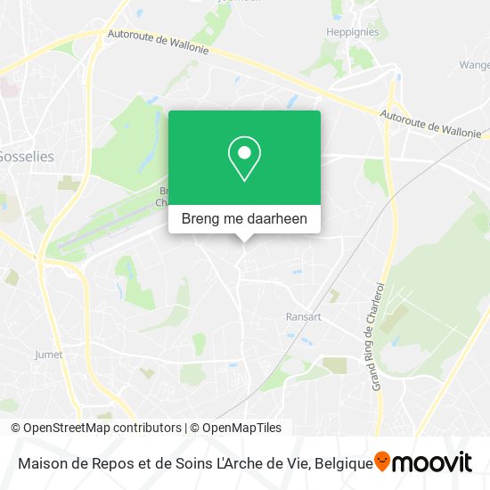 Maison de Repos et de Soins L'Arche de Vie kaart