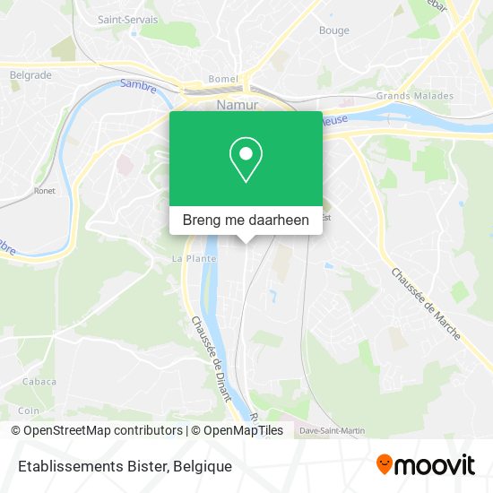 Etablissements Bister kaart