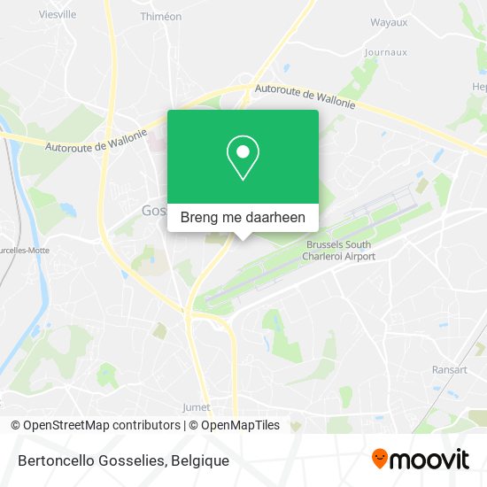 Bertoncello Gosselies kaart