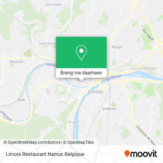 Limoni Restaurant Namur kaart