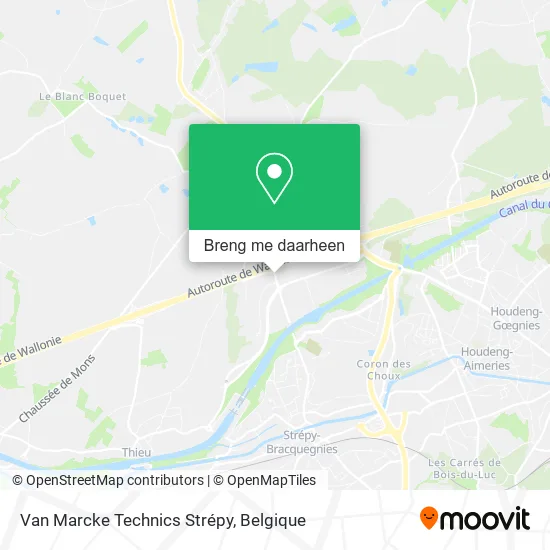 Van Marcke Technics Strépy kaart