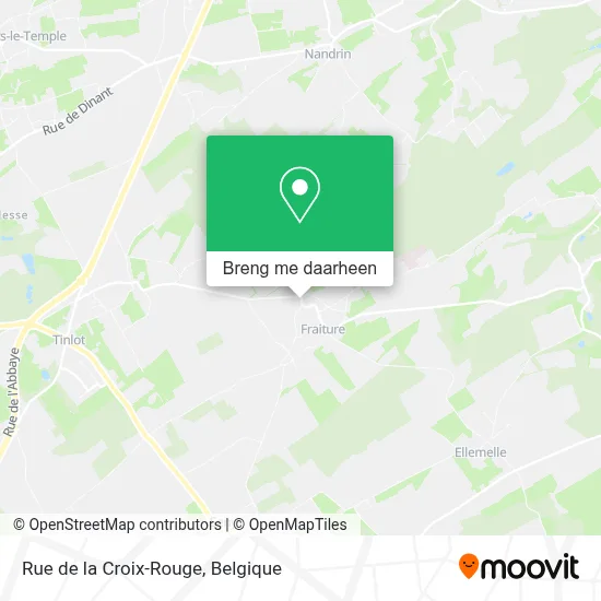 Rue de la Croix-Rouge kaart