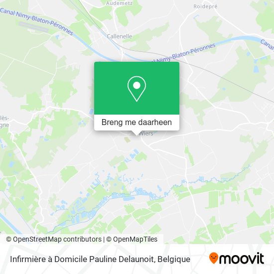 Infirmière à Domicile Pauline Delaunoit kaart