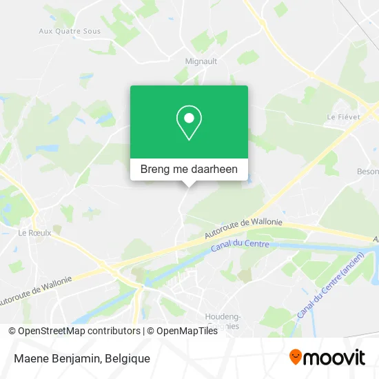 Maene Benjamin kaart